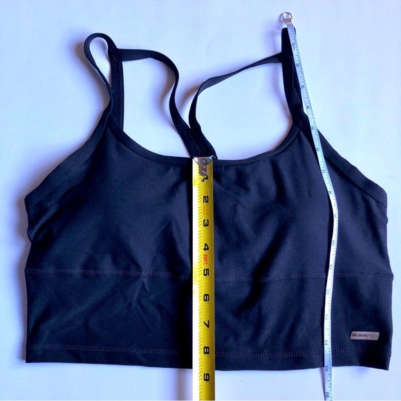 NEW Cami Bralette Racerback Straps Removable Pads Medium Black Women NWOT - Picture 10 of 16